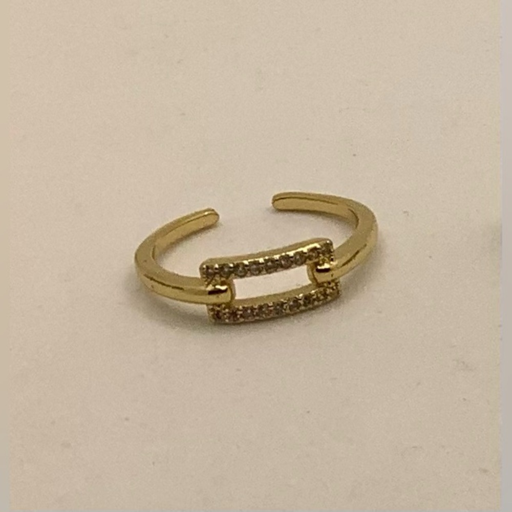 Gold Adjustable Rings - Picture 2 of 3